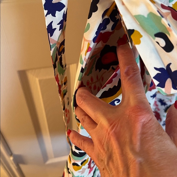 NWT Boden Olive Tropical Retreat Faux Wrap Dress - Picture 5 of 12